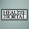 Heaume Mortal // Digipack + Logo Patch White - Image 2