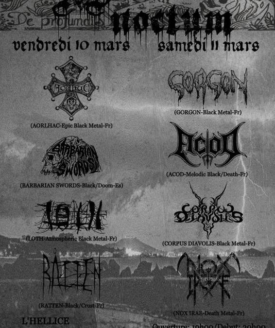 Ad Noctum festival : Aorlhac, ACOD et Corpus Diavolis
